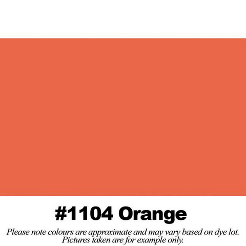 #1104 Orange Broadcloth (45" Wide) - HomeTex.ca