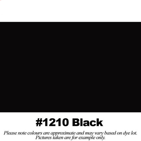#1210 Black Broadcloth (45" Wide) - HomeTex.ca
