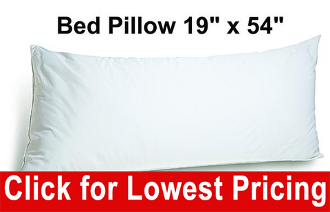 Body Pillow 19" x 54" Bed - HomeTex.ca
