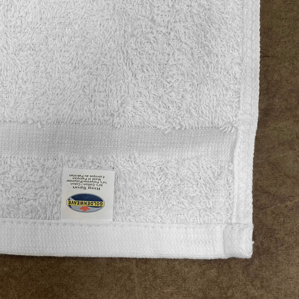 Dz. White Face Cloths Face Towels 12 x 12 - 1 lb/dz