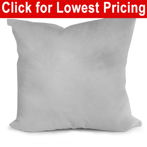 Pillow Form 17" x 17" (Synthetic Down Alternative) - HomeTex.ca