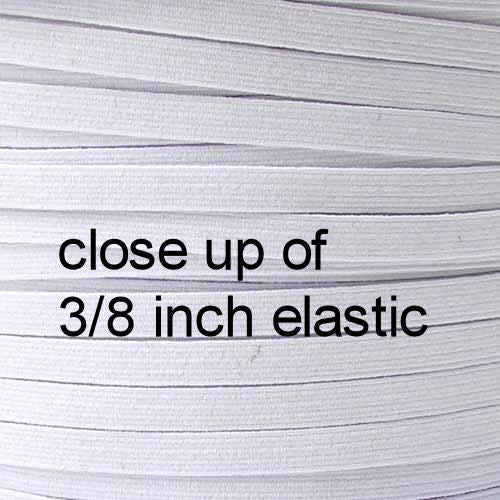 4mm Flat elastic band - Black x2m - Perles & Co
