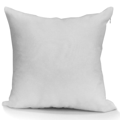Blank Sublimation Polyester Pillow Cover - 16” x 16” with 14" wide zipper - HomeTex.ca