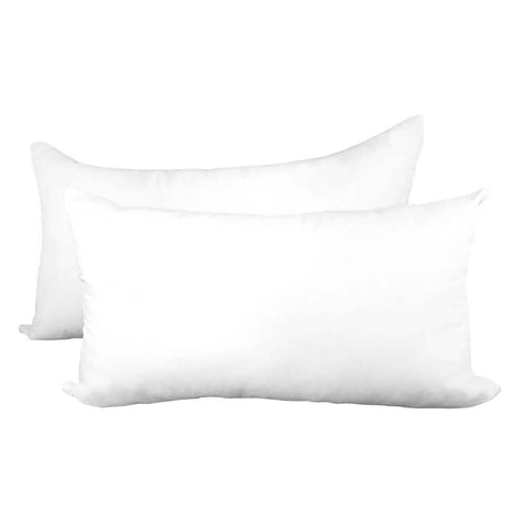 Decorative Pillow Form 12" x 18" (Polyester Fill) - White Premium Cover
