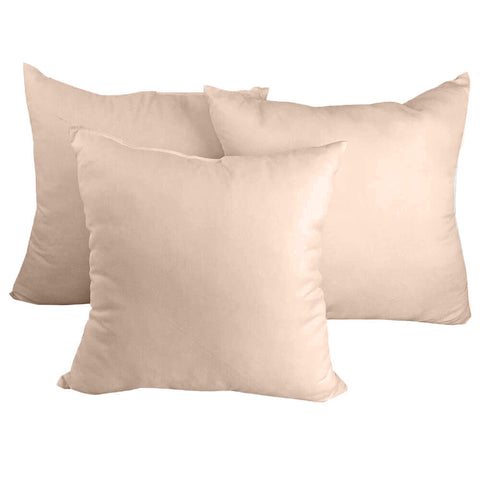 Decorative Pillow Form 24" x 24" (Polyester Fill) - Beige Premium Cover