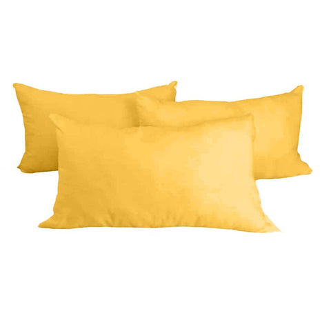 Decorative Pillow Form 12" x 18" (Polyester Fill) - Gold Premium Cover