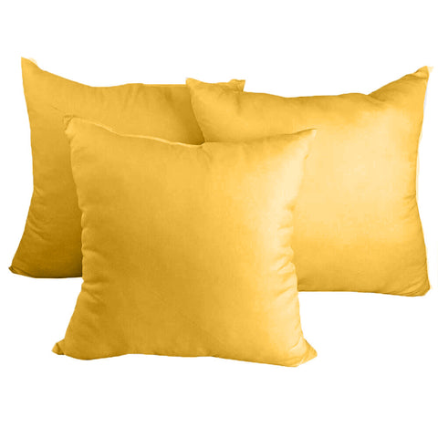 Decorative Pillow Form 16" x 16" (Polyester Fill) - Gold Premium Cover