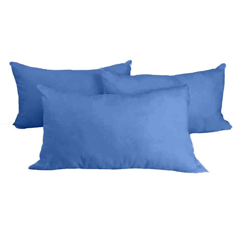 Decorative Pillow Form 12" x 18" (Polyester Fill) - Dark Royal Premium Cover