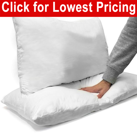 Pillow Form 20" x 28" Standard - Bed Pillow (Synthetic Down Alternative) 840 g