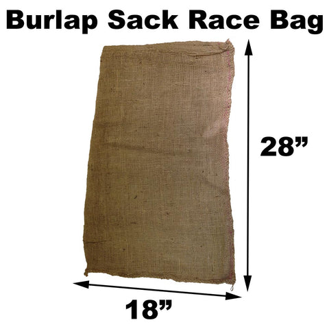 Burlap Bags for Sack Races - 18" x 28" Child Size (10 Pack) - HomeTex.ca