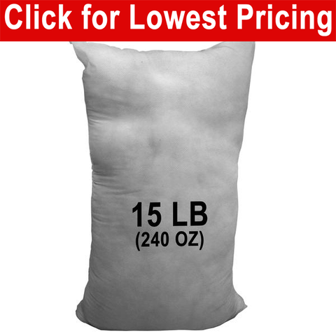 15 lb Bag - Polyester Stuffing - HomeTex.ca