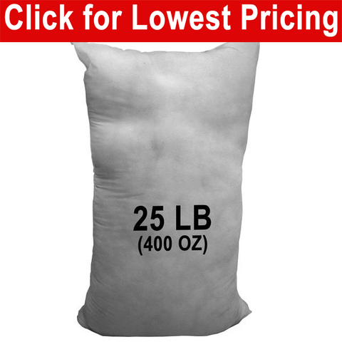 25 lb Bag - Polyester Stuffing - HomeTex.ca