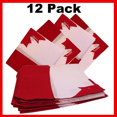 Canadian Flag Design Bandana - Dozen - HomeTex.ca