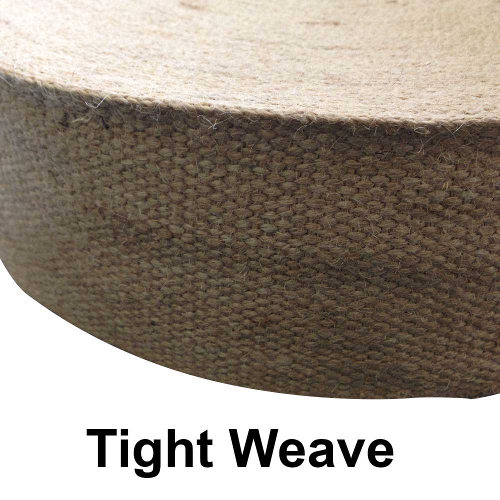 Black Jute Webbing 3-3/4 Inch Wide - 72 Yard Roll For Upholstery & Crafts