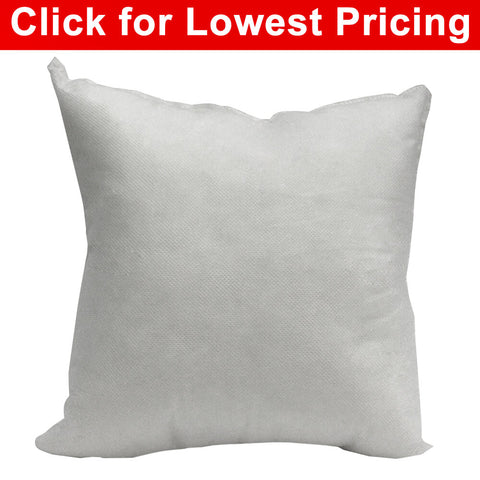 Pillow Form Custom Size (Polyester Fill) 1-5 Units - HomeTex.ca