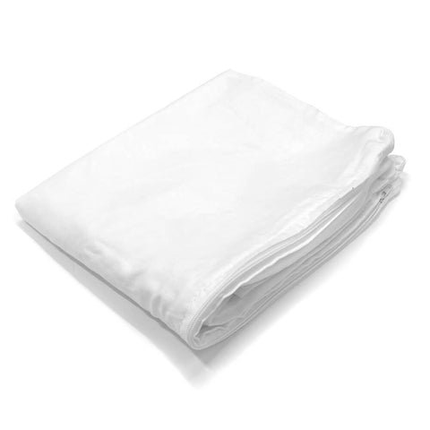 Pair of White Pillow Protectors - Standard Size - HomeTex.ca