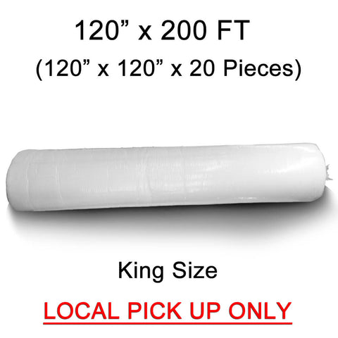 King Quilt Batting (120"x120") 20 Piece Roll - HomeTex.ca