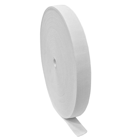 1" White Elastic Roll (50 Meters) - HomeTex.ca