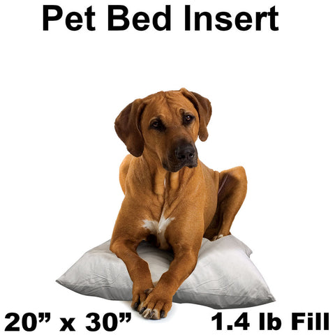 Dog & Pet Bed Insert - 20" x 30" (1.4lbs) - HomeTex.ca