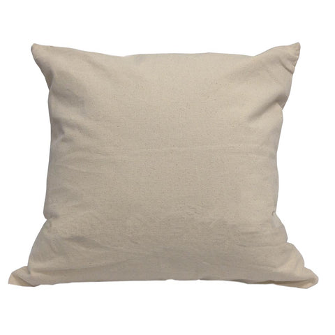 Blank Cotton Canvas Pillow Cover - 18" x 18" - HomeTex.ca