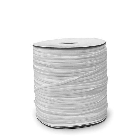 1/8" White Elastic Roll (320 Meters) - HomeTex.ca