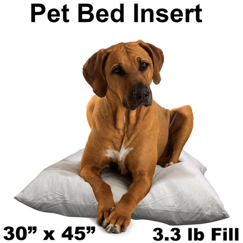 Dog & Pet Bed Insert - 30" x 45"  (3.3lbs) - HomeTex.ca