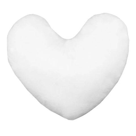 16"x16" Heart Shaped Pillow Form (Polyester Fill) - HomeTex.ca